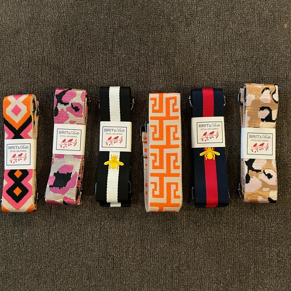 BRIT & Belle Patterned Bag Purse Straps
